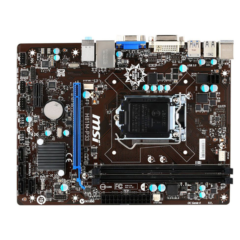 مادربرد ام اس آی H81M-P33 DDR3