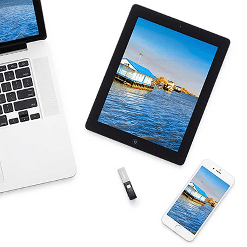 فلش ۱۲۸ گیگ سن دیسک SanDisk iXpand OTG Lightning USB3.0