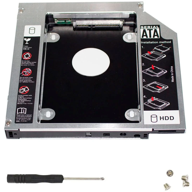 براکت هارد اینترنال 2.5 اینچی HDD Caddy سایز 12.7 میلی متر