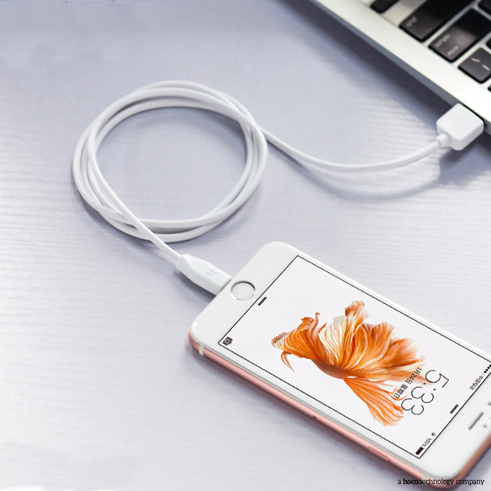 کابل آیفون hoco X1 1m(گارانتی 12 ماهه)
