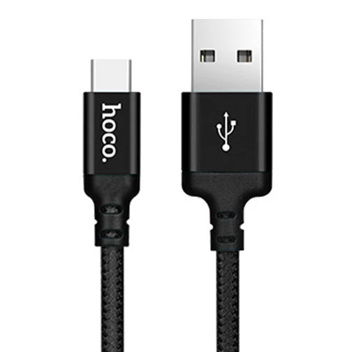 کابل میکرو یو اس بی فست شارژ hoco X14 2.4A 1m