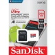 رم میکرو 200 گیگ سن دیسک SanDisk Ultra U1 A1 100MB/s + خشاب