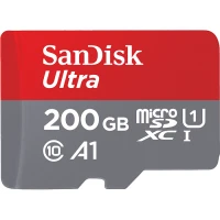 رم میکرو 200 گیگ سن دیسک SanDisk Ultra U1 A1 100MB/s + خشاب