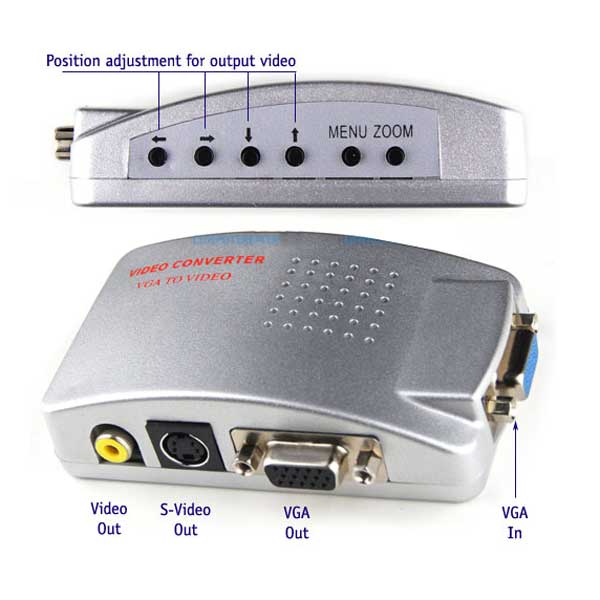 تبدیل کی نت K-net VGA to AV S-Video