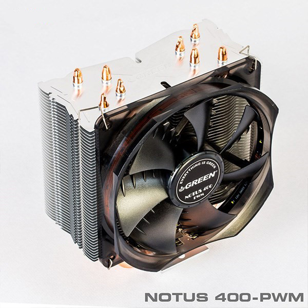فن خنک کننده CPU گرین Green NOTUS 400-PWM