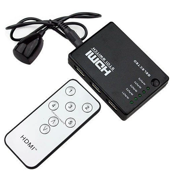 سوییچ 5 پورت HDMI + ریموت کنترل
