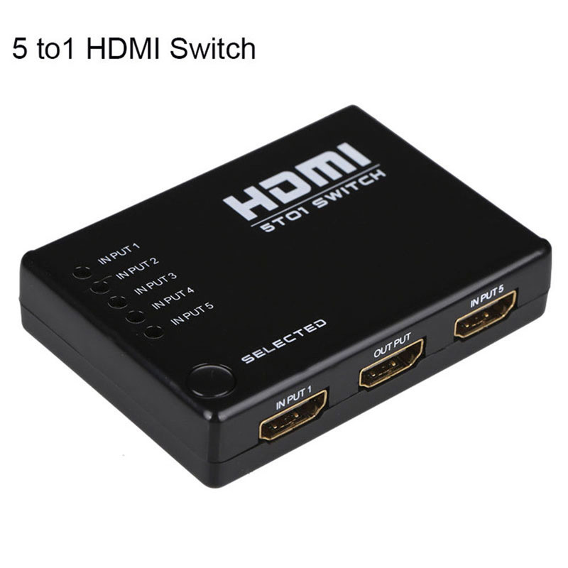 سوییچ 5 پورت HDMI + ریموت کنترل