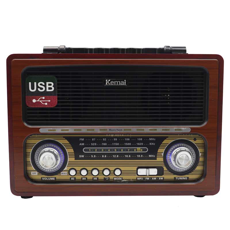 رادیو اسپیکر بلوتوثی رم و فلش خور Kemai MD-1800BT