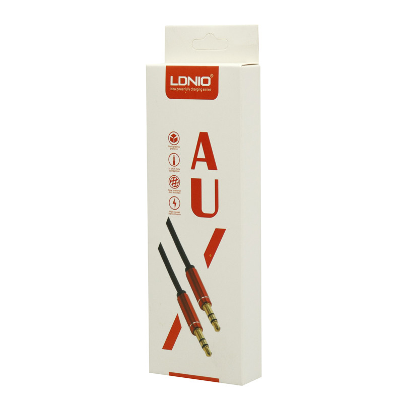 کابل شیلددار AUX انتقال صدا LDNIO LS-Y01 1m