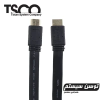 کابل تسکو فلت TSCO HDMI TC-70 3D 4K 1.5m