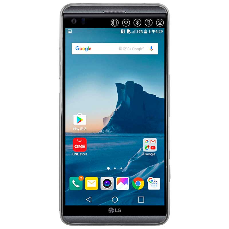 قاب اورجینال ژله ای شفاف Nature نیلکین LG V20