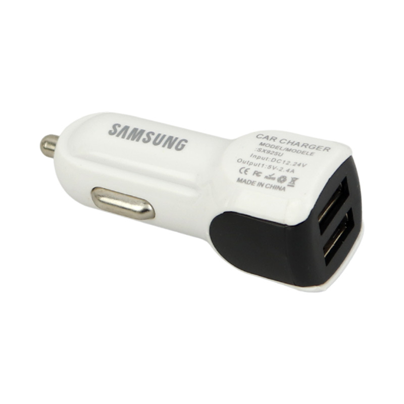 شارژر فندکی فست شارژ Samsung 2.4A 15W + کابل میکرو یو اس بی