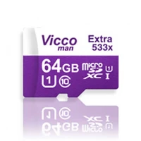 رم میکرو 64 گیگ ویکومن Vicco Extra U1 80MB/s + خشاب