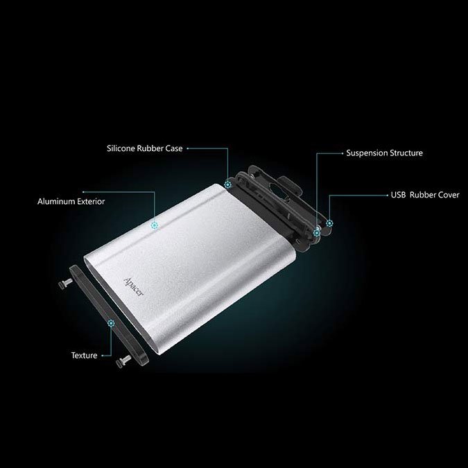 هارد اکسترنال اپیسر Apacer AC730 1TB