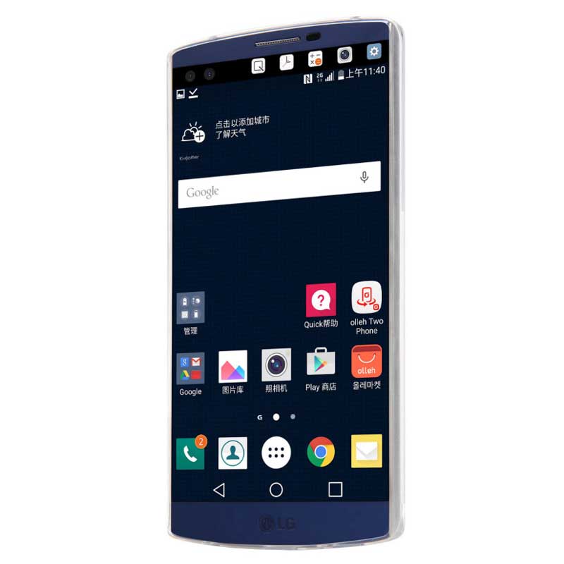 قاب اورجینال ژله ای شفاف Nature نیلکین LG V10