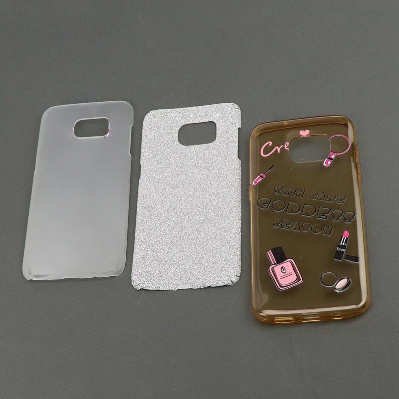 قاب ژله ای طرح دار Samsung S7 Edge Robobear طلایی