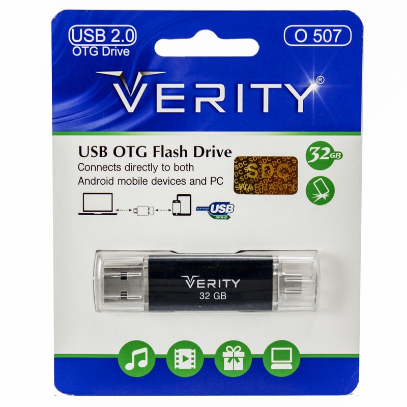 فلش 32 گیگ وریتی Verity O507 OTG
