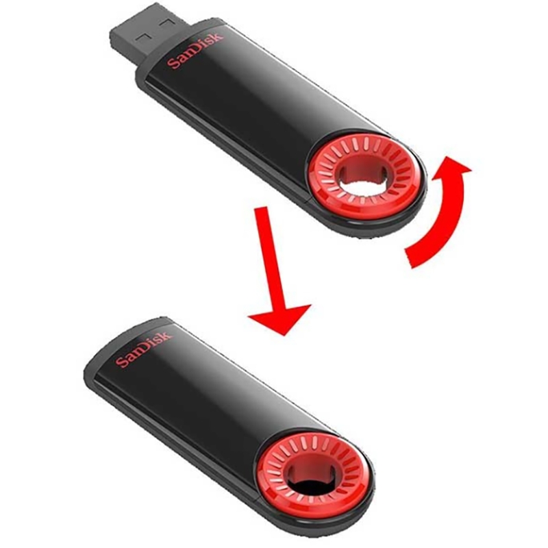 فلش 128 گیگ سن دیسک SanDisk Cruzer Dial CZ57