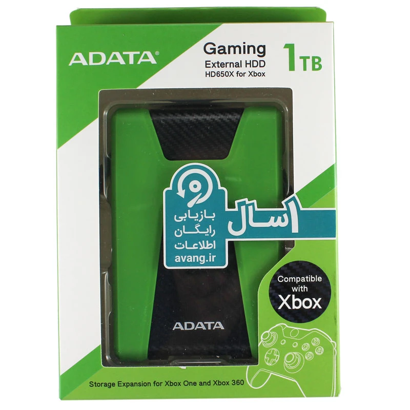 هارد اکسترنال ای دیتا ADATA HD650X XBOX 1TB