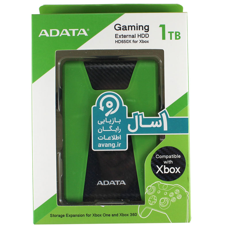هارد اکسترنال ای دیتا ADATA HD650X XBOX 1TB