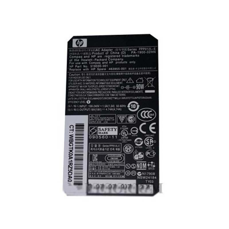 شارژر لپ تاپ HP 19V 4.7A سر دلی
