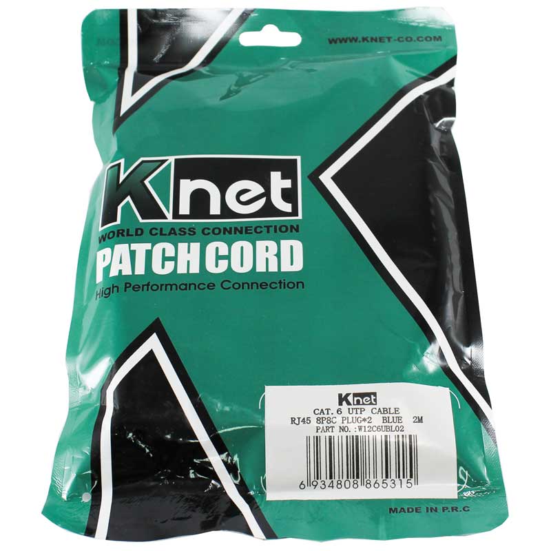 کابل شبکه K-net Cat6 2m