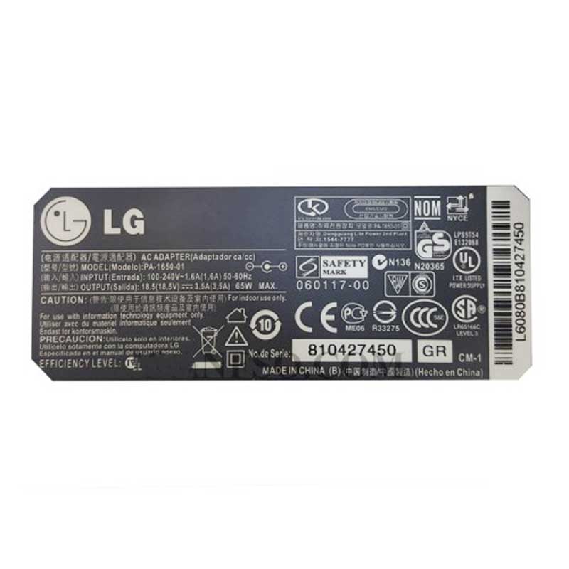 شارژر لپ تاپ LG 18.5V 3.5A