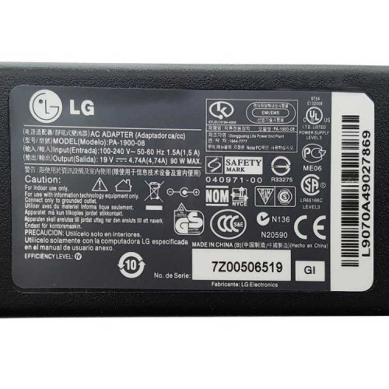 شارژر لپ تاپ LG 19V 4.7A