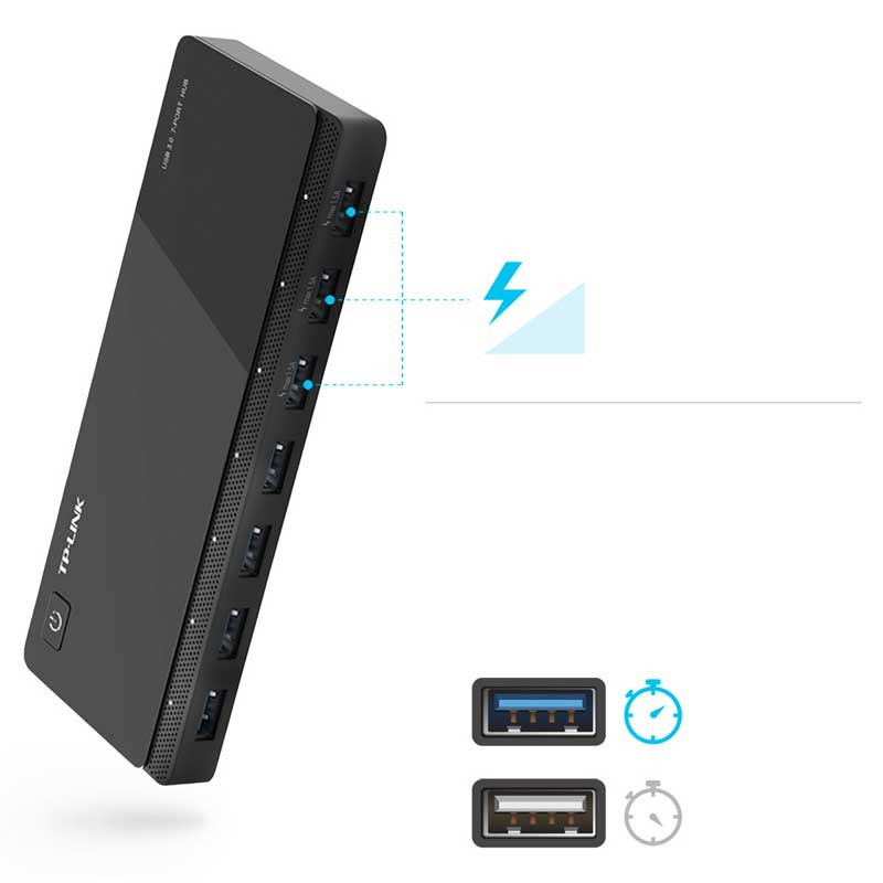 هاب 8 پورت USB3.0 تی پی لینک UH700