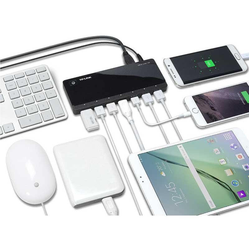 هاب 8 پورت USB3.0 تی پی لینک UH700