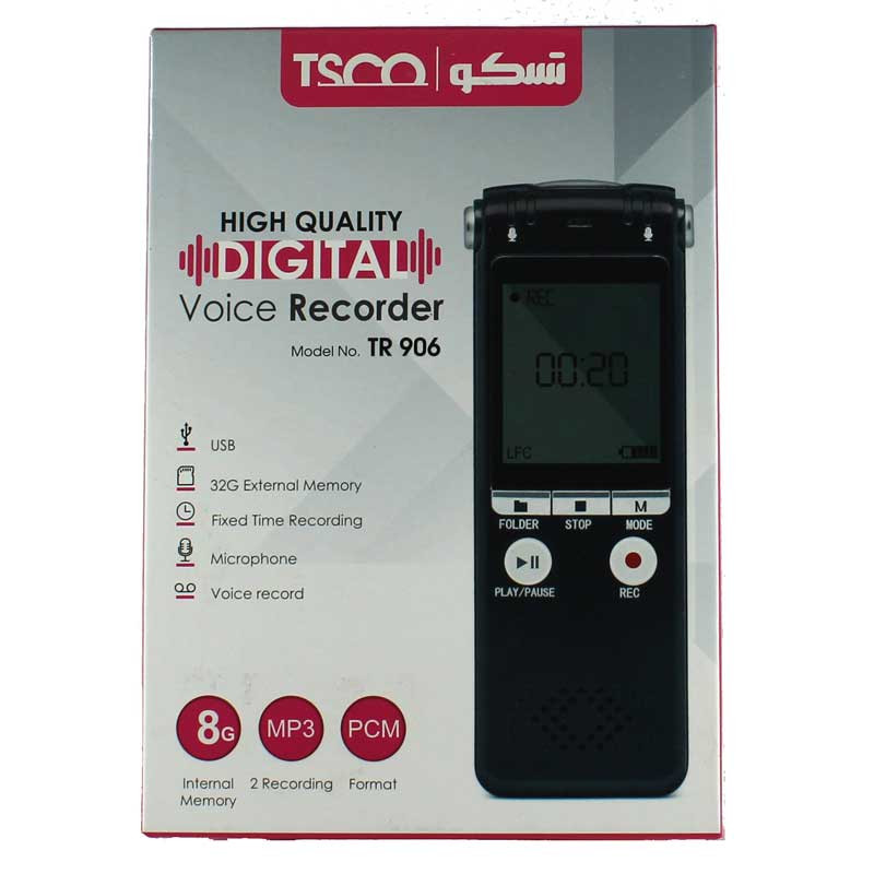 رکوردر TSCO TR 906 8GB