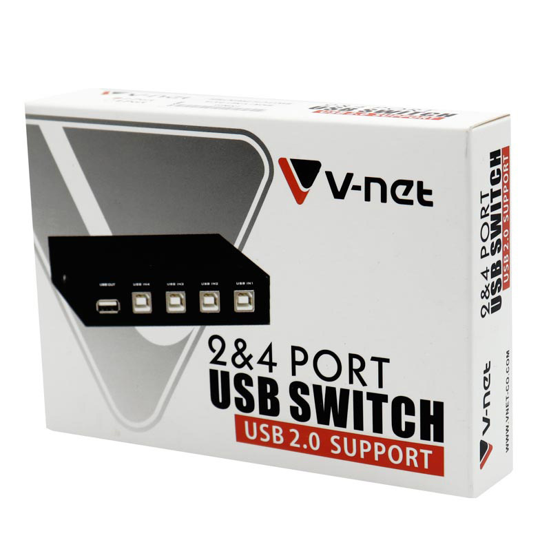 سوییچ پرینتر V-Net USB Switch 2Port