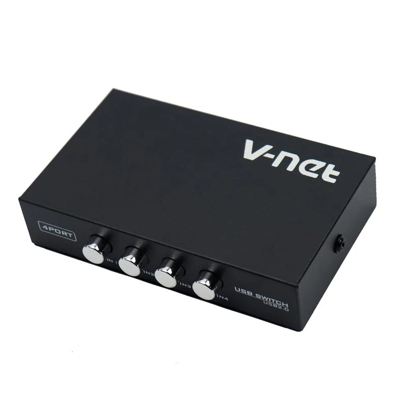 سوییچ پرینتر 4 پورت دستی وی نت V-Net