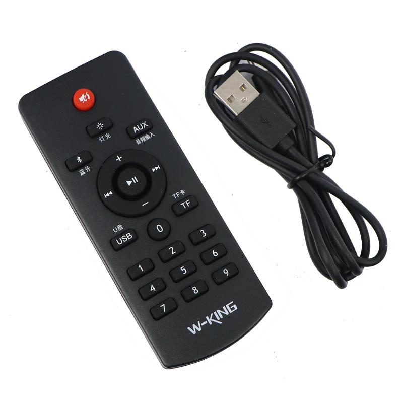 اسپیکر بلوتوثی رم و فلش خور W-KING T9 80W + میکروفن و ریموت کنترل