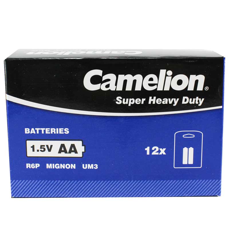 باتری دوتایی قلمی کملیون Super Heavy Duty R6P