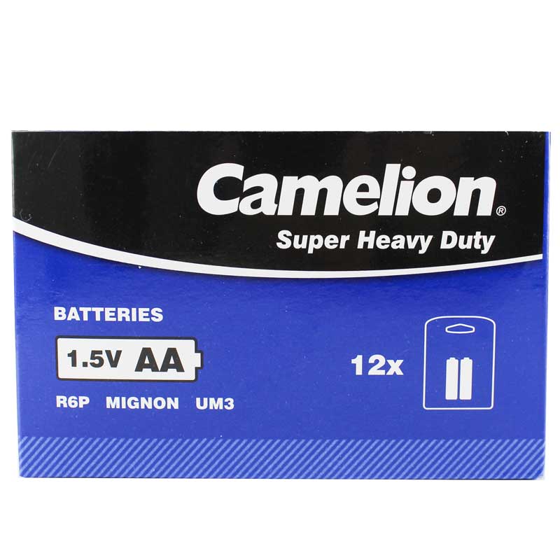 باتری دوتایی قلمی کملیون Super Heavy Duty R6P