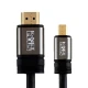 کابل تبدیل HDMI به micro HDMI 2.0 4K کی نت پلاس K-NET Plus طول 1.8 متر
