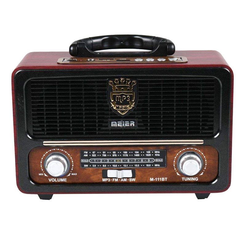 رادیو اسپیکر بلوتوثی رم و فلش خور Meier M-111BT + ریموت کنترل