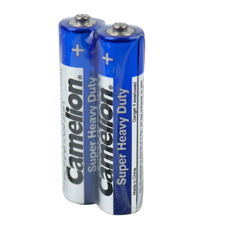 باتری دوتایی نیم قلمی کملیون Super Heavy Duty شرینک بسته 20 عددی