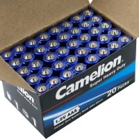 باتری دوتایی نیم قلمی Camelion Super Heavy Duty 1.5V AAA بسته 40 عددی شرینک