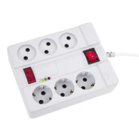 محافظ برق صوتی تصویری 6 خانه پارت الکتریک PE2060 با کابل 1٫8متری