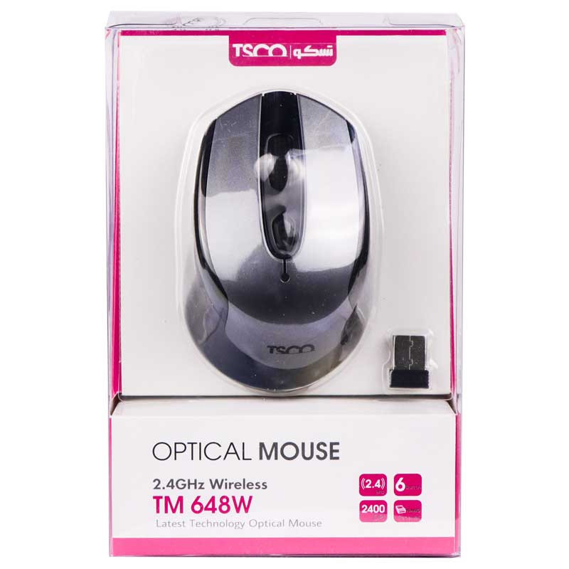 ماوس بی سیم تسکو مدل TM 648W