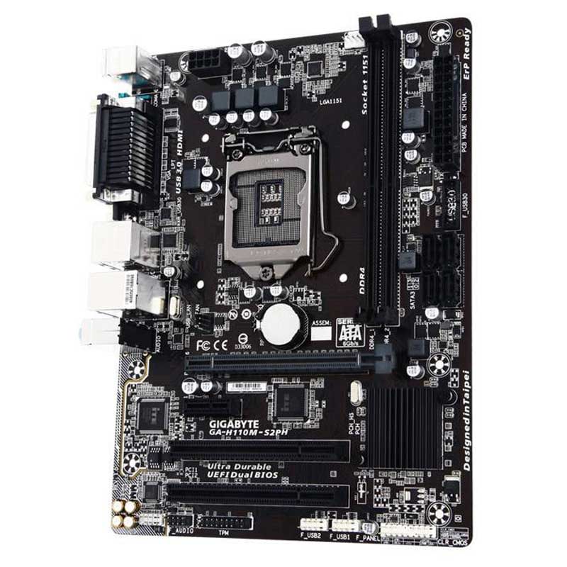 مادربرد گیگابایت GA-H110M-S2PH rev. 1.0 DDR4
