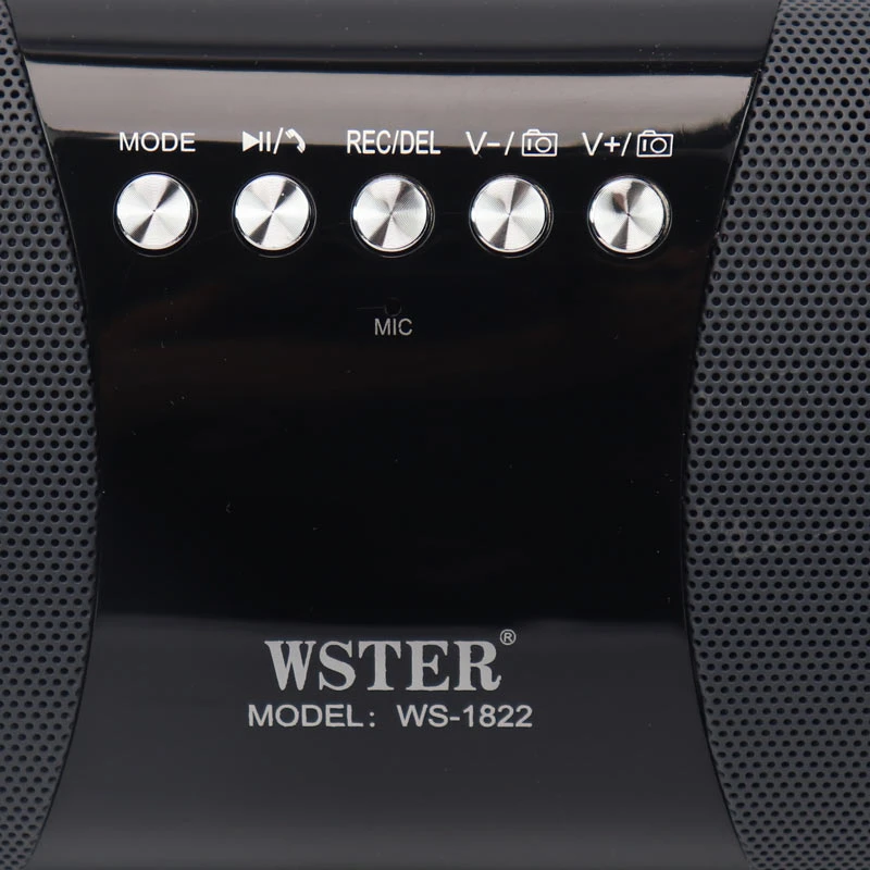 اسپیکر بلوتوثی رم و فلش خور WSTER WS-1822