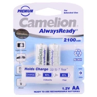 باتری دوتایی قلمی شارژی Camelion Always Ready Premium AA 2100mAh