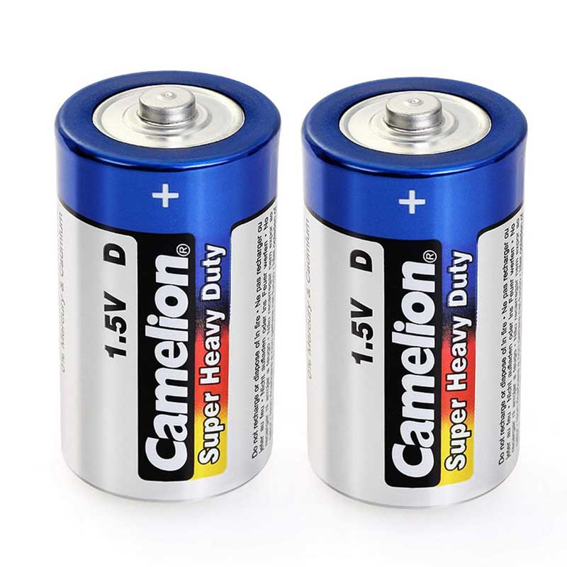 باتری دوتایی بزرگ Camelion Super Heavy Duty D شرینک