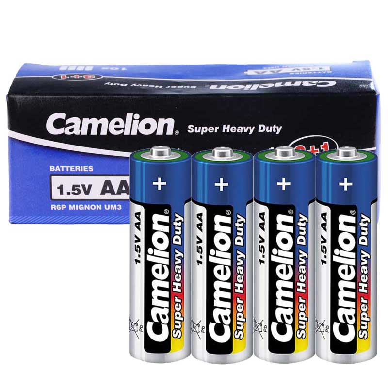 باتری چهارتایی قلمی Camelion Super Heavy Duty 1.5V AA بسته 40 عددی شرینک