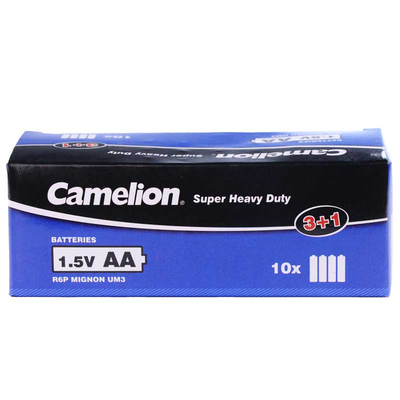 باتری چهارتایی قلمی Camelion Super Heavy Duty 1.5V AA بسته 40 عددی شرینک