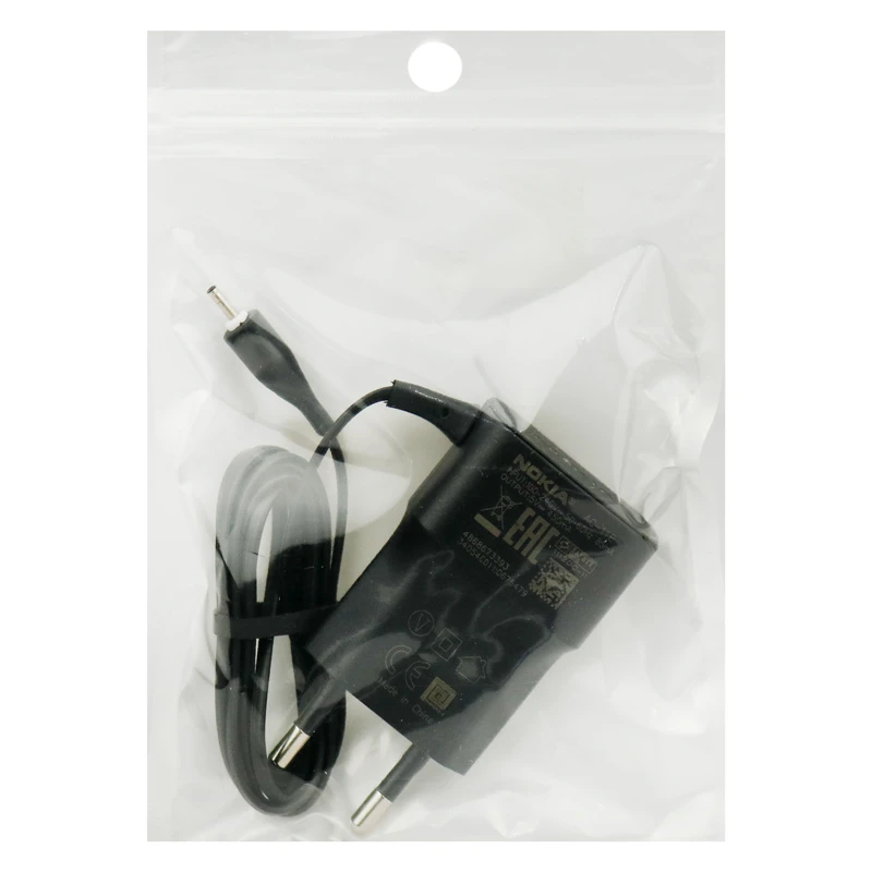 شارژر دیواری سیم وصل اورجینال 2.25 وات نوکیا N8 0.45A شرینک
