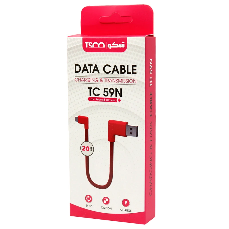 کابل کنفی میکرو یو اس بی TSCO TC-59N 20cm